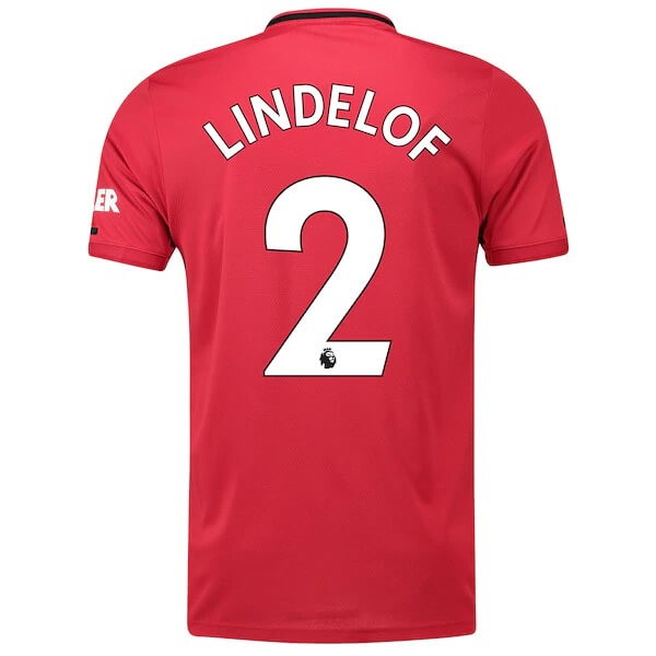 Camiseta Manchester United NO.2 Lindelof Primera equipo 2019-20 Rojo